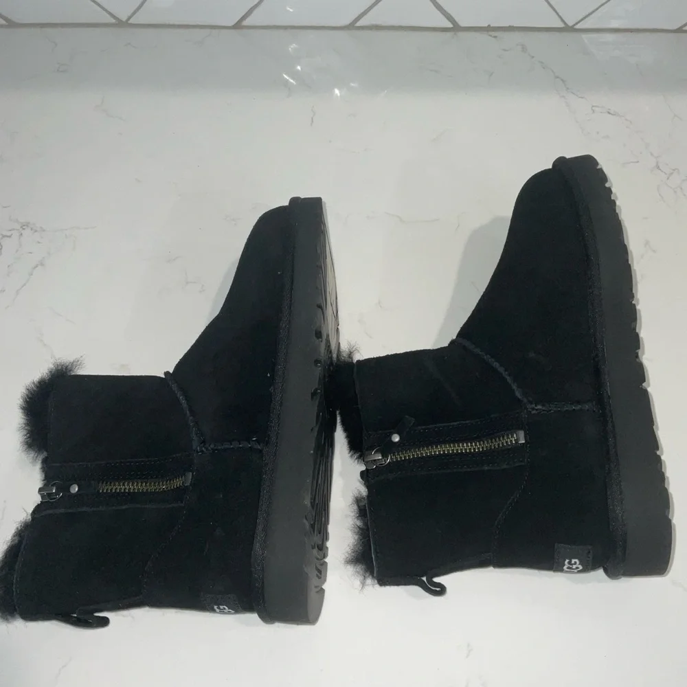 UGG Mini Double Zip Ankle Boots - Picture 6 of 7